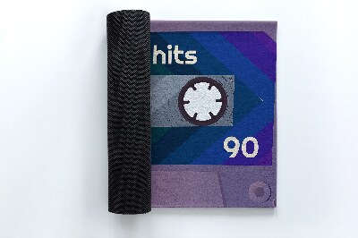Doormat Retro cassette rainbow super hits
