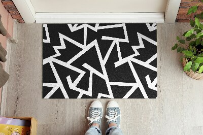 Door mat indoor Geometric lines