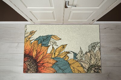 Doormat Sunflower flower
