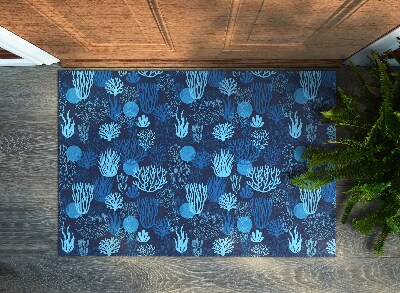 Indoor doormat Blue coral reef