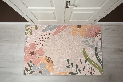 Indoor doormat Floral pattern