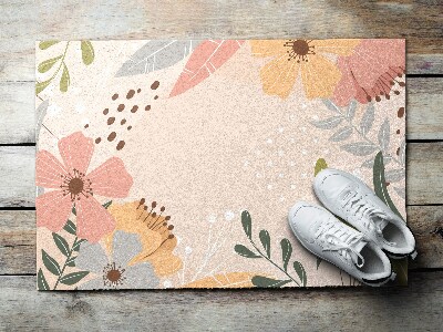Indoor doormat Floral pattern
