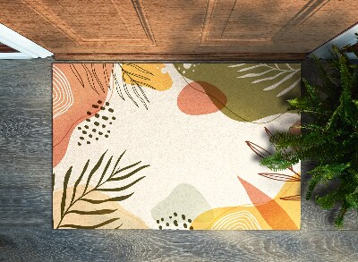 Indoor doormat Geometric plant
