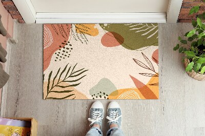 Indoor doormat Geometric plant