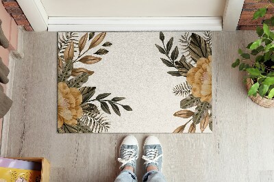 Indoor doormat Floral composition