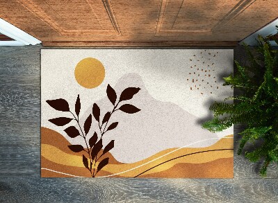 Indoor doormat Sunny landscape