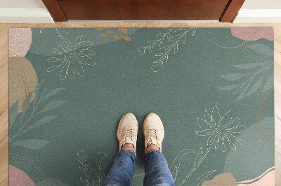 Indoor doormat Field rug flowers