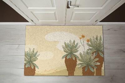 Washable door mat indoor Palm trees