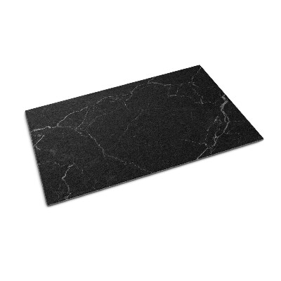 Door mat Black marble