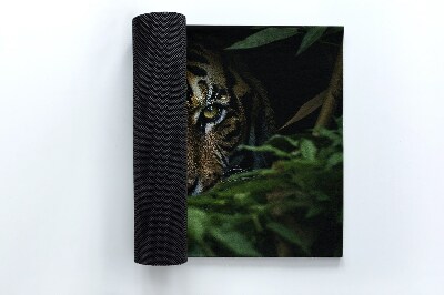 Washable door mat Jungle tiger