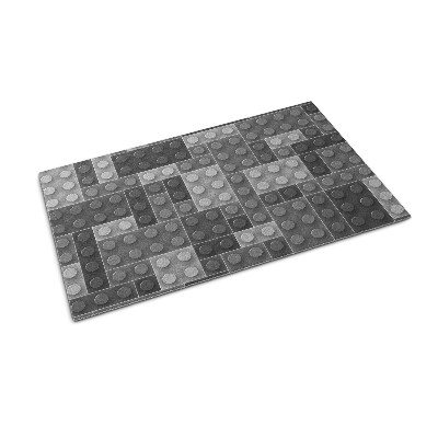 Door mat Geometry blocks