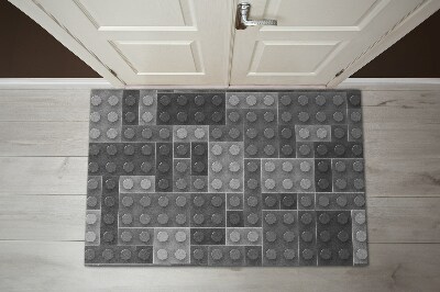 Door mat Geometry blocks