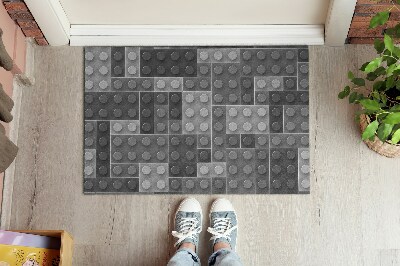 Door mat Geometry blocks