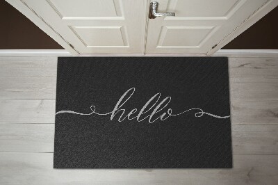 Door mat Hello
