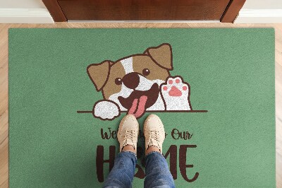 Door mat Welcome to our home