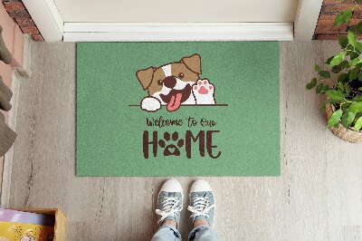 Door mat Welcome to our home