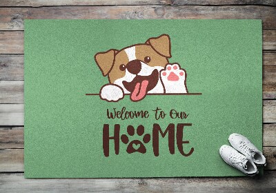 Door mat Welcome to our home