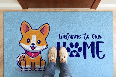 Door mat Welcome to our home