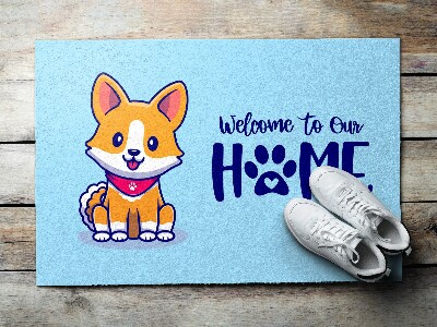 Door mat Welcome to our home