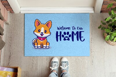 Door mat Welcome to our home