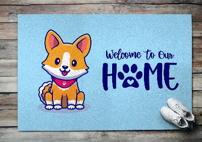 Door mat Welcome to our home