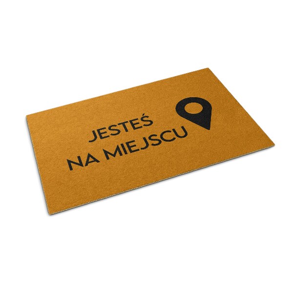 Doormat Jesteś na miejscu