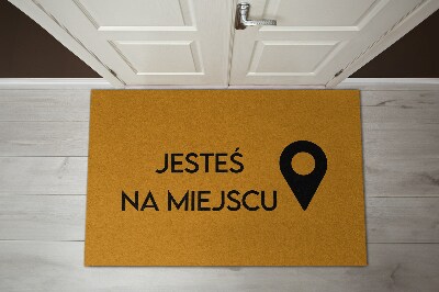 Doormat Jesteś na miejscu