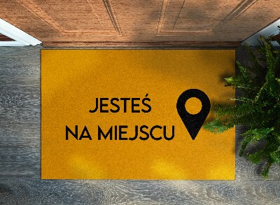 Doormat Jesteś na miejscu