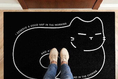 Doormat Cat loaf