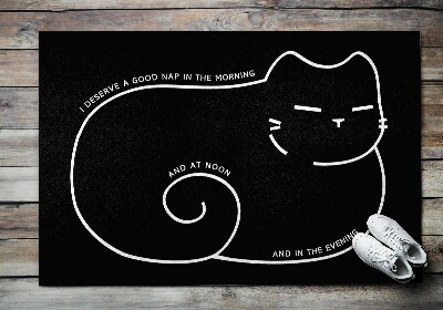 Doormat Cat loaf