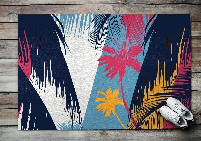 Doormat Palm trees