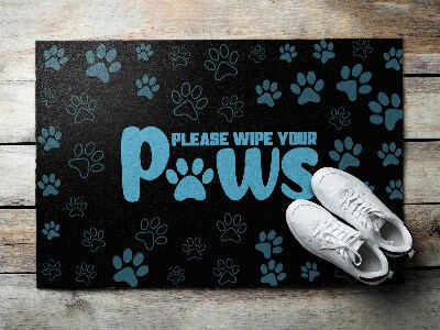 Doormat Please wipe your paws