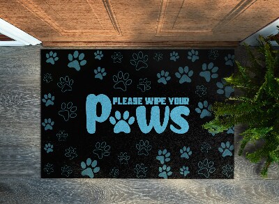 Doormat Please wipe your paws