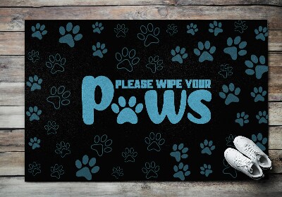 Doormat Please wipe your paws