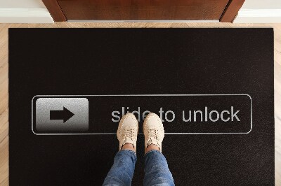 Doormat Slide to unlock