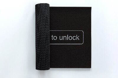 Doormat Slide to unlock