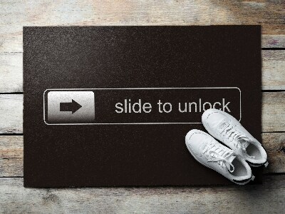 Doormat Slide to unlock