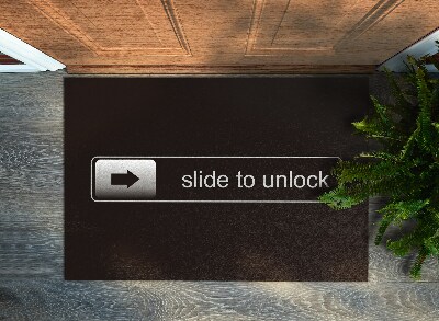 Doormat Slide to unlock