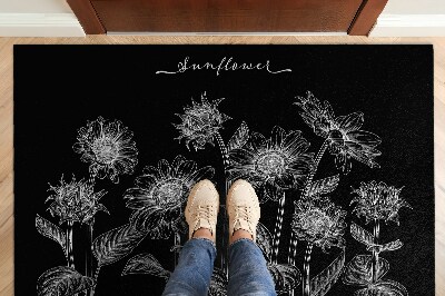 Doormat Sunflowers flowers