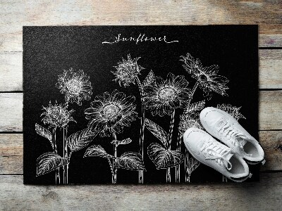 Doormat Sunflowers flowers