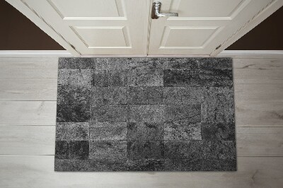Door mat indoor Marble tiles