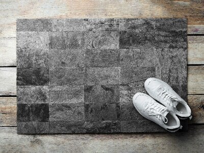 Door mat indoor Marble tiles