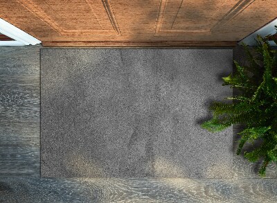 Door mat indoor Gray concrete