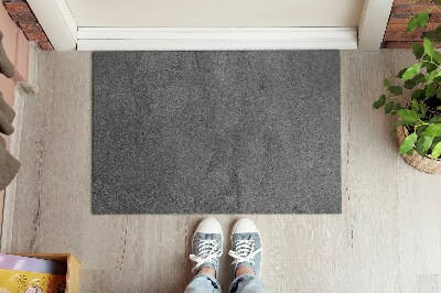 Door mat indoor Gray concrete