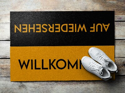 Doormat Willkommen auf wiedersehen