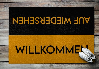 Doormat Willkommen auf wiedersehen