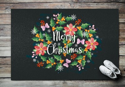 Doormat Happy Holidays Christmas