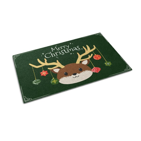Door mat Christmas reindeer