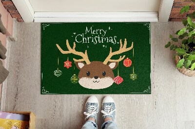 Door mat Christmas reindeer