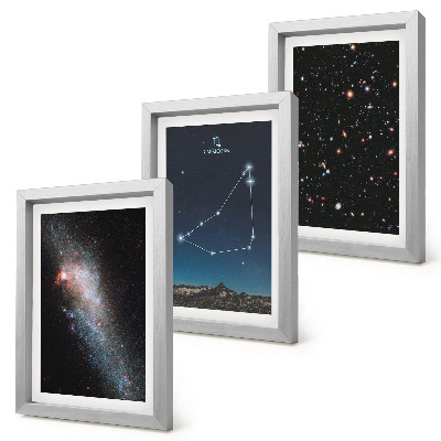 Photo frame wall Capricorn constellation galaxy and stars